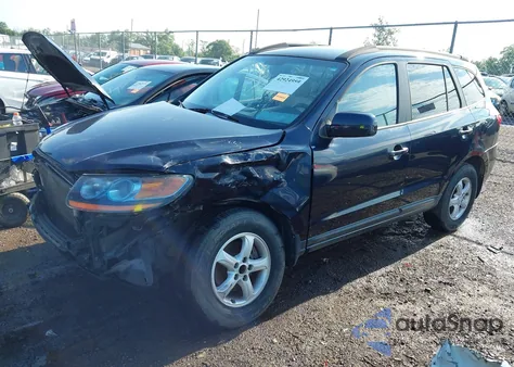 2008 Hyundai Santa Fe Gls z USA, uszkodzony, nr VIN 5NMSG13D18H149621